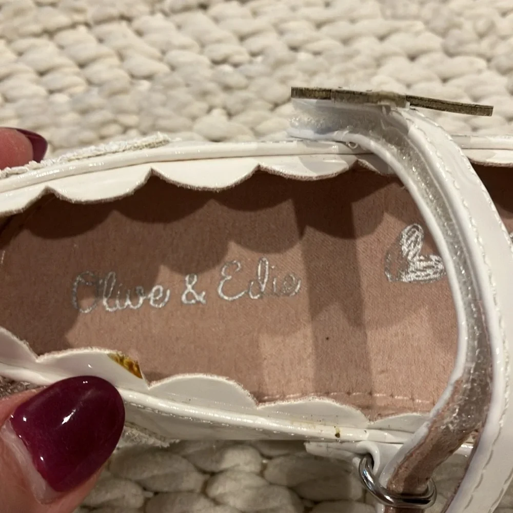 Kids White Mary Jane Shoes